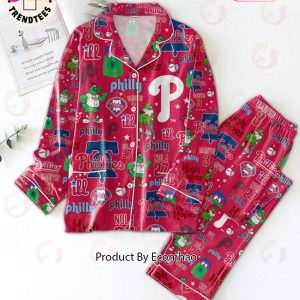 MLB Philadelphia Phillies Harfer 3 Phillies ILL Nola 27 Red Pajamas Set