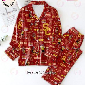 NEW Trojans West Coast Id Rather Be At 901 Red Pajamas Set