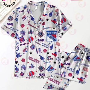 New York Rangers No Quit In New York Pajamas Set