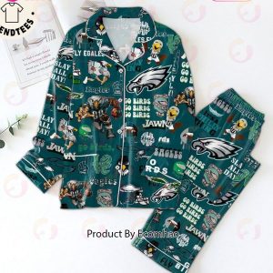 Philadelphia Eagles Football Mascot Design Pajamas Set Philadelphia Eagles Football Mascot Design Pajamas Set