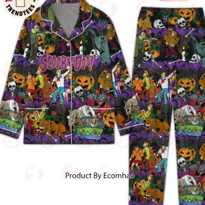 Scooby Doo Is The Main Character Dog Halloween Pajamas Set