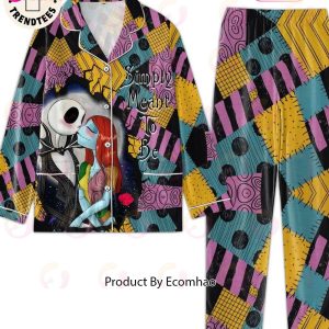 Simple Mean To Be Halloween Design Pajamas Set