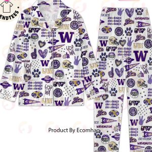 Skodawgs Washington Hat Design Pajamas Set Skodawgs Washington Hat Design Pajamas Set