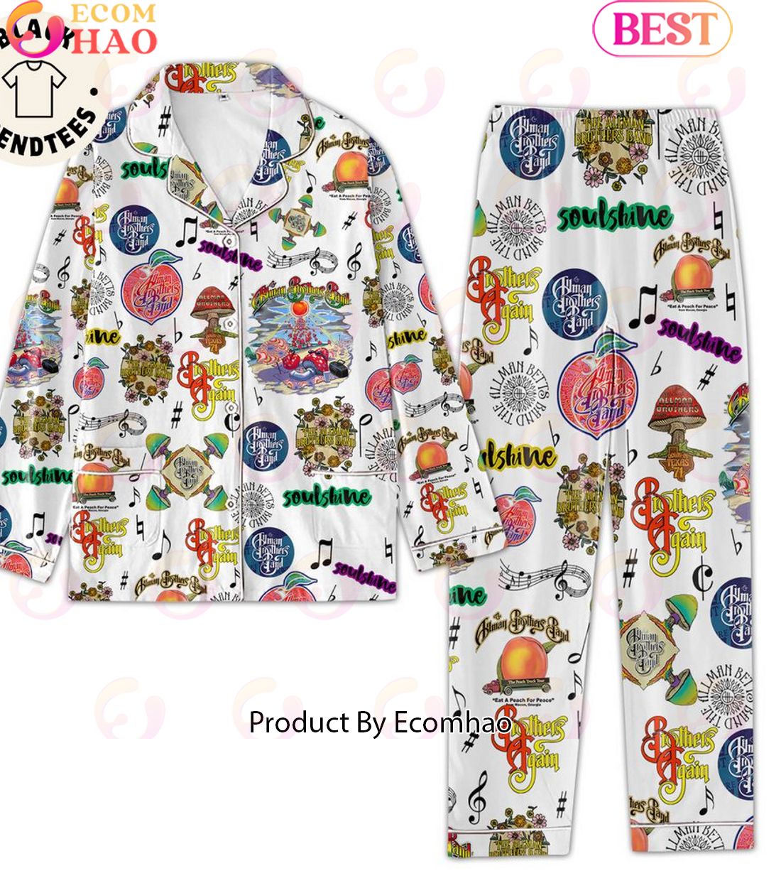 The Allman Brothers Band Pajamas Set