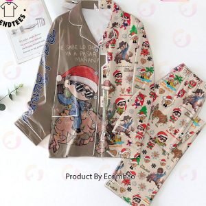 Un Navidad Sin Ti Bad Bunny Christmas Design Pajamas Set