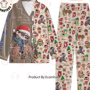 Un Navidad Sin Ti Bad Bunny Christmas Design Pajamas Set