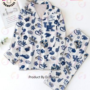 Wildcats Football Go Big Blue Pajamas Set