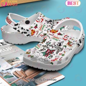 101 Dalmatians Santa Coming Merry Christmas Crocs