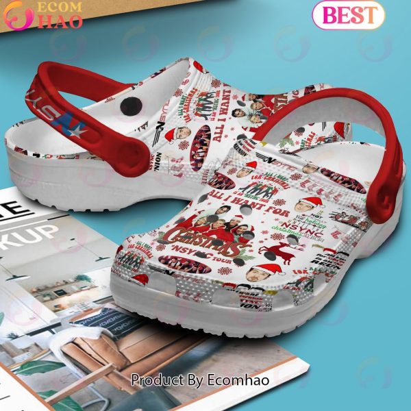 Christmas NSYNC Tour Crocs