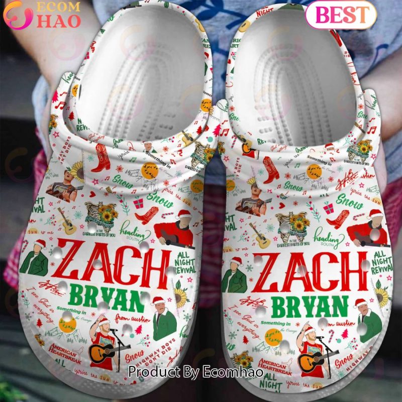 Zach Bryan Snow American Heartbreak Crocs - Ecomhao Store