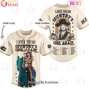 Lainey Wilson Country’s Cool Again Tour Personalized Baseball Jersey Lainey Wilson Country’s Cool Again Tour Personalized Baseball Jersey