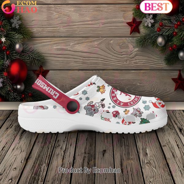 NCAA Alabama Crimson Tide Merry Christmas Crocs