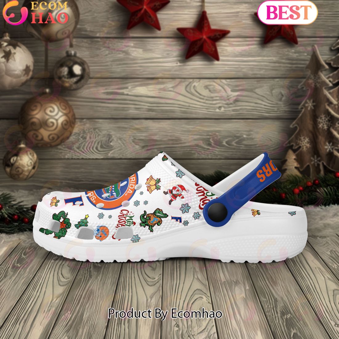 NCAA Florida Gators Merry Christmas Crocs