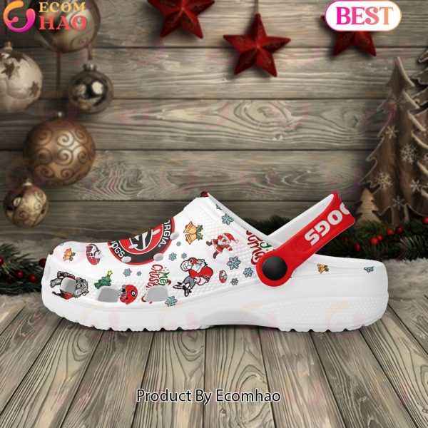 NCAA Georgia Bulldogs Merry Christmas Crocs