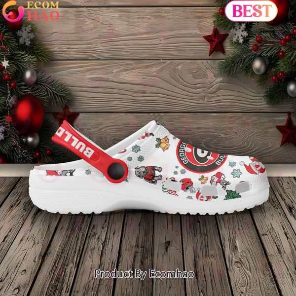 NCAA Georgia Bulldogs Merry Christmas Crocs