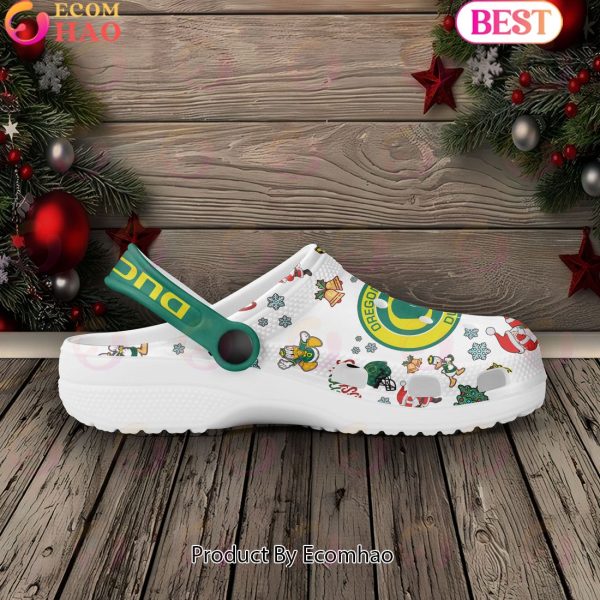 NCAA Oregon Ducks Merry Christmas Crocs