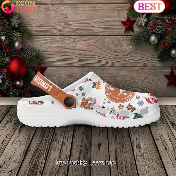 NCAA Texas Longhorns Merry Christmas Crocs