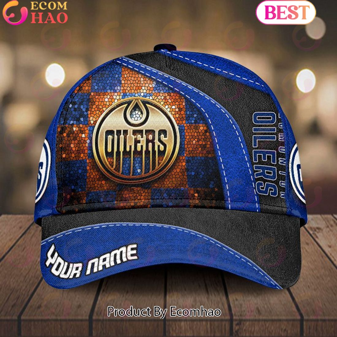 NHL Edmonton Oilers Glitter Classic Cap