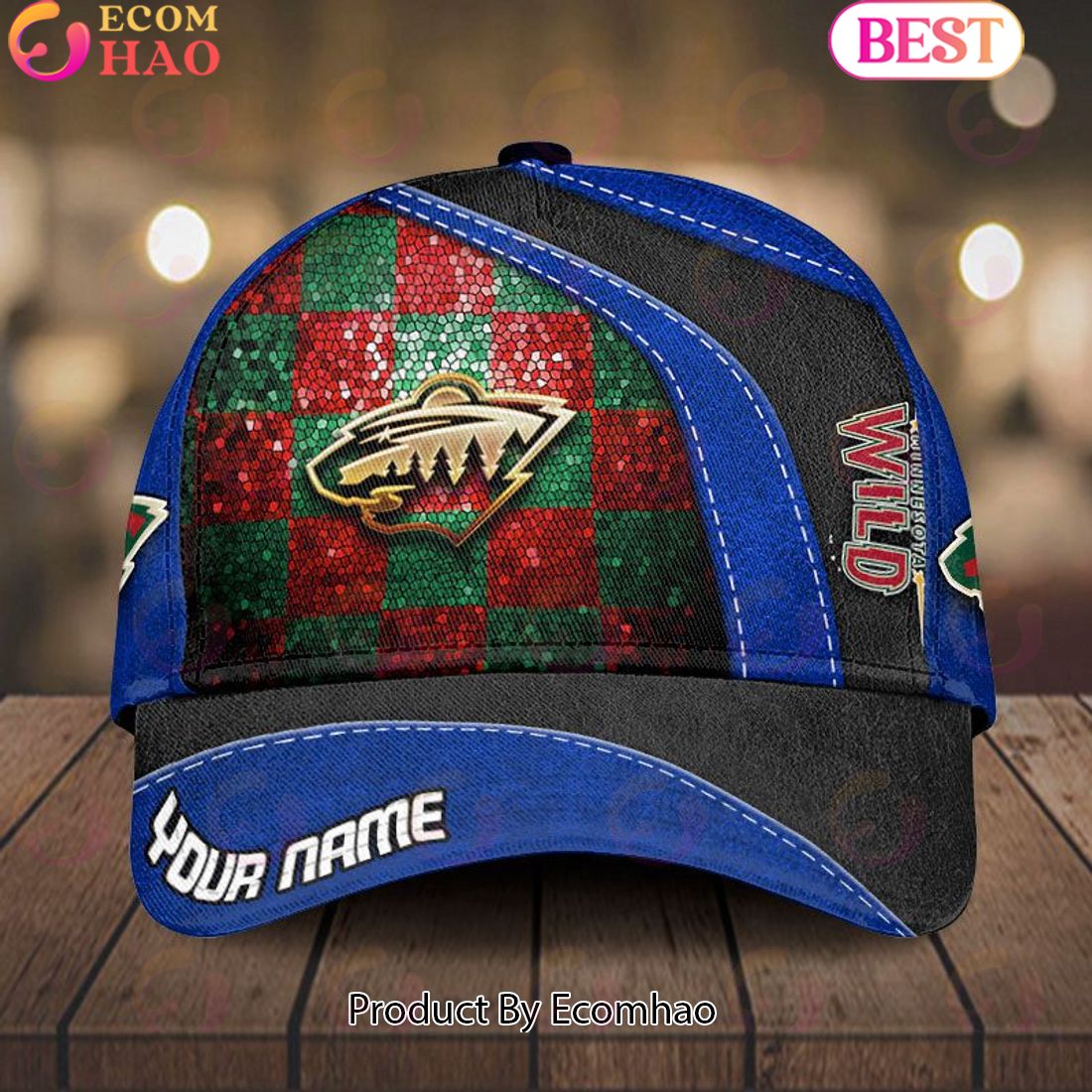 NHL Minnesota Wild Glitter Classic Cap