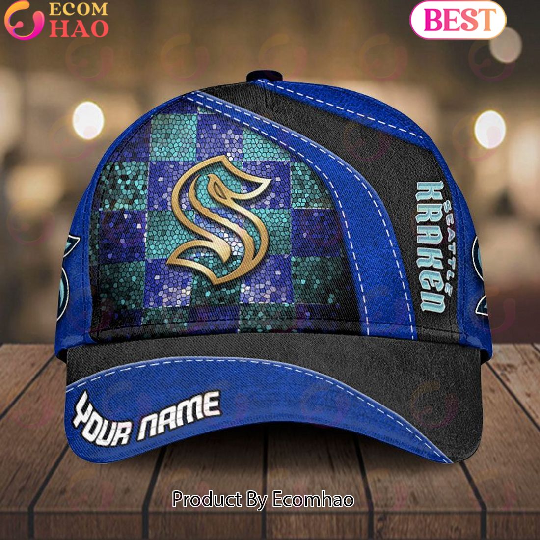 NHL Seattle Kraken Glitter Classic Cap