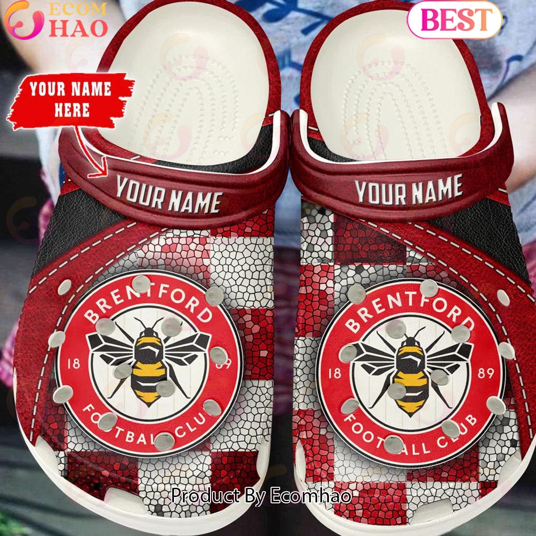 Brentford EPL Clog Shoes Glitter