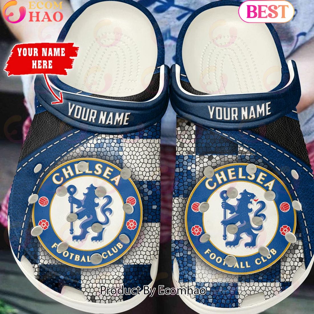 Chelsea EPL Clog Shoes Glitter