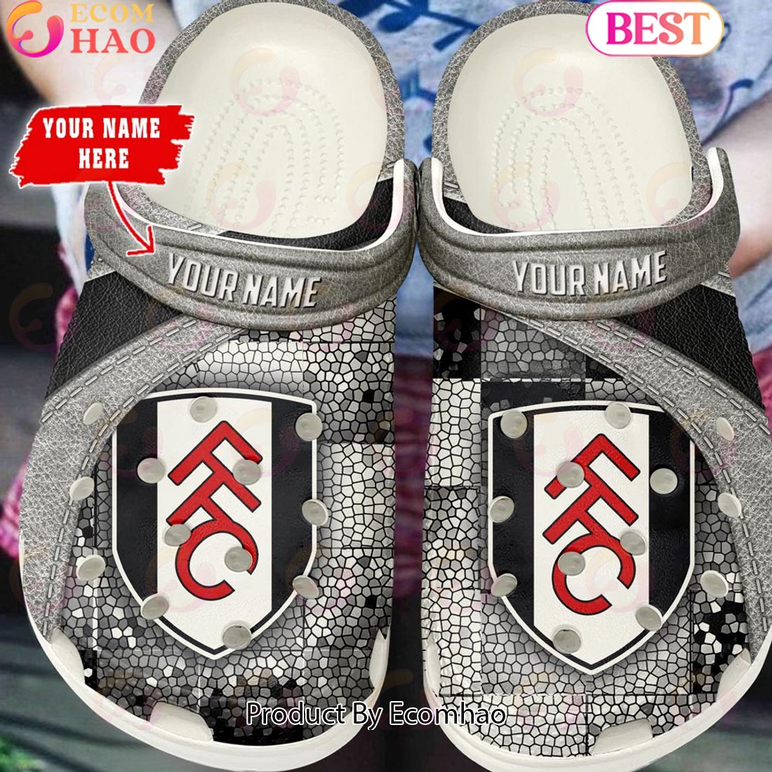 Fulham EPL Clog Shoes Glitter