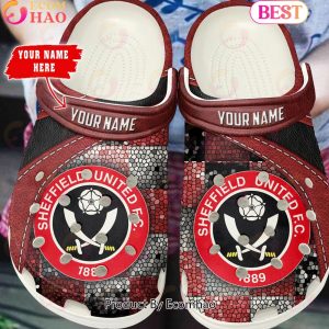 Sheffield United EPL Clog Shoes Glitter