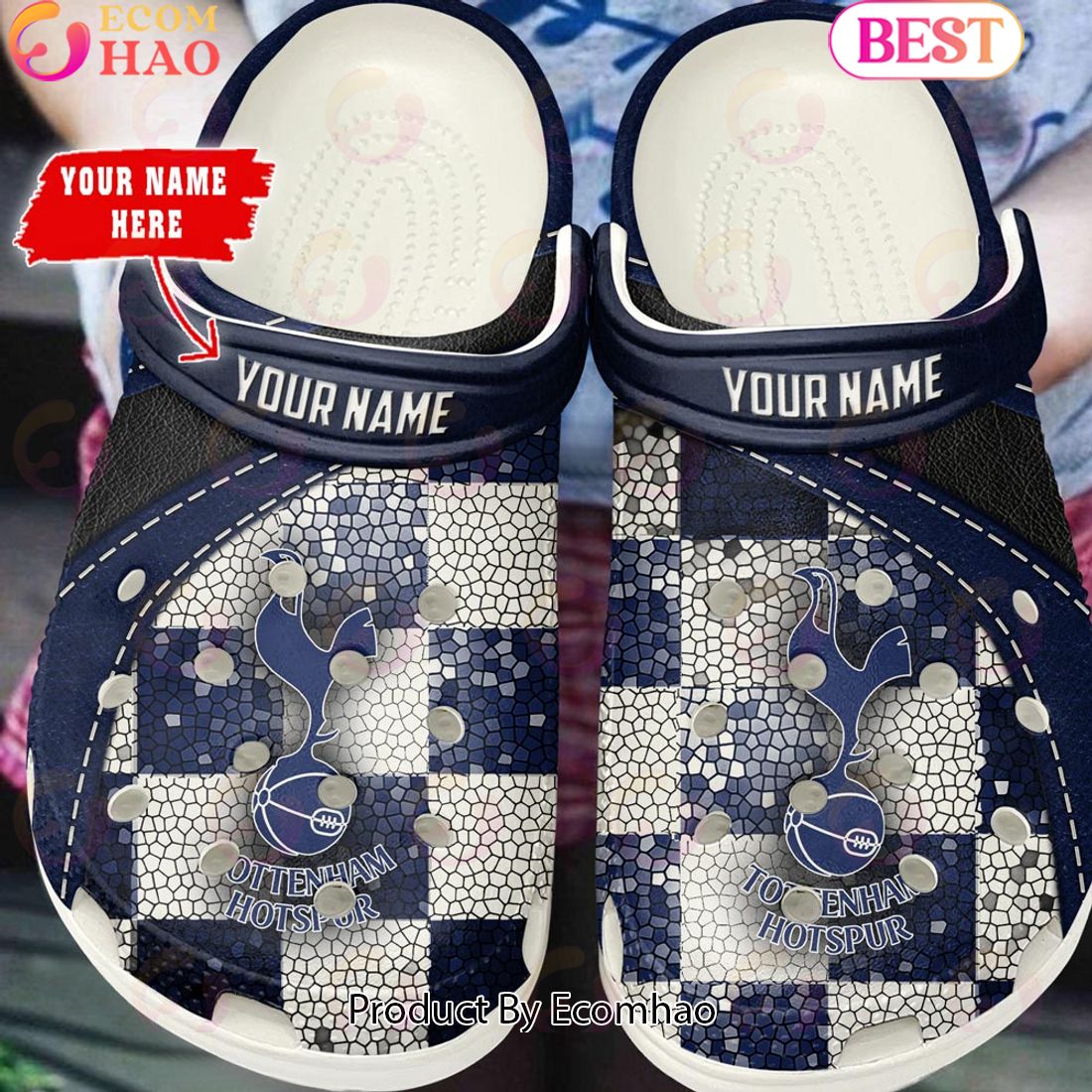 Tottenham Hotspur EPL Clog Shoes Glitter