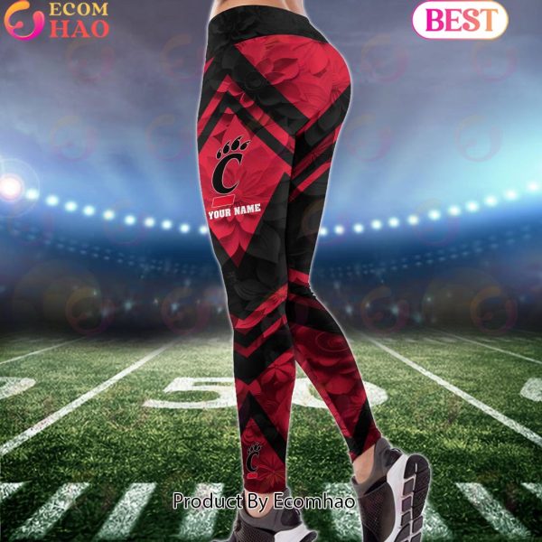 NCAA Cincinnati Bearcats Hoodie And Leggings Custom Your Name, Football Team Clothings, Gift For Football Lovers