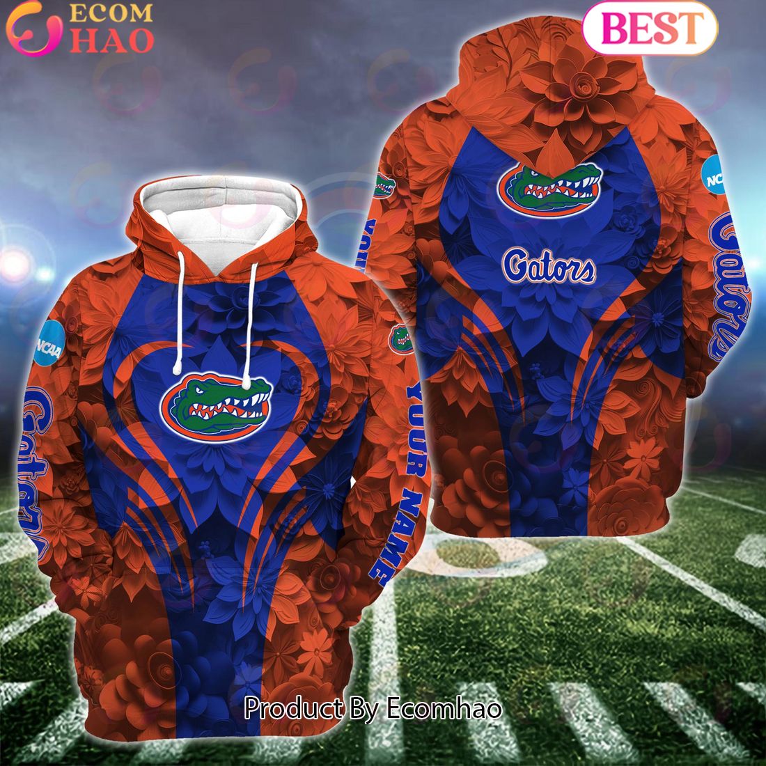 NCAA Florida Gators Hoodie And Leggings Custom Your Name, Football Team Clothings, Gift For Football Lovers