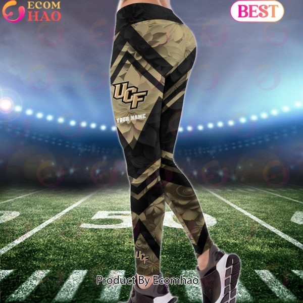 NCAA UCF Knights Hoodie And Leggings Custom Your Name, Football Team Clothings, Gift For Football Lovers