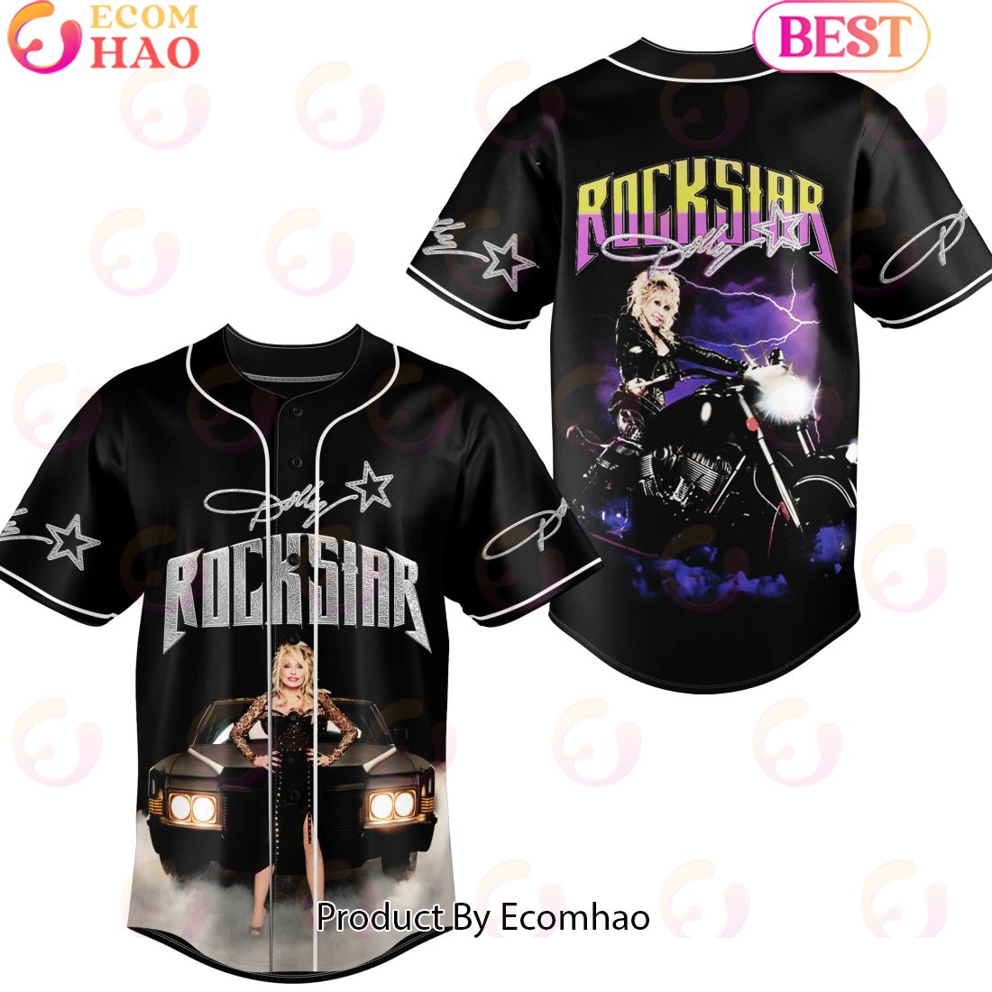 Dolly Rockstar Baseball Jersey