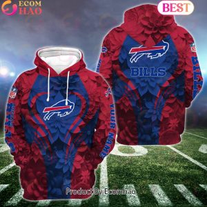 NFL Buffalo Bills Special Flowers Design Hoodie And Leggings