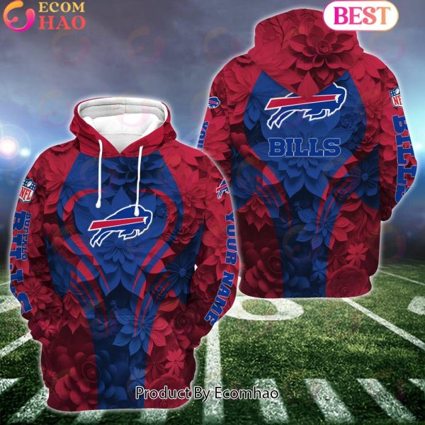 NFL Buffalo Bills Special Flowers Design Hoodie And Leggings