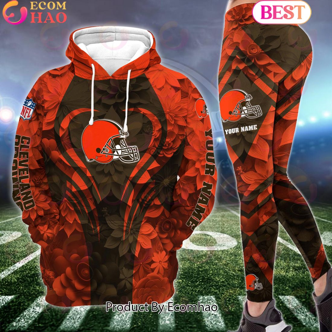 NFL Buffalo Bills Special Flowers Design Hoodie And Leggings