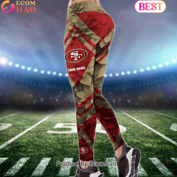 NFL San Francisco 49ers Special Flowers Design Hoodie And Leggings