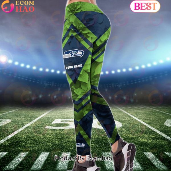 NFL Seattle Seahawks Special Flowers Design Hoodie And Leggings
