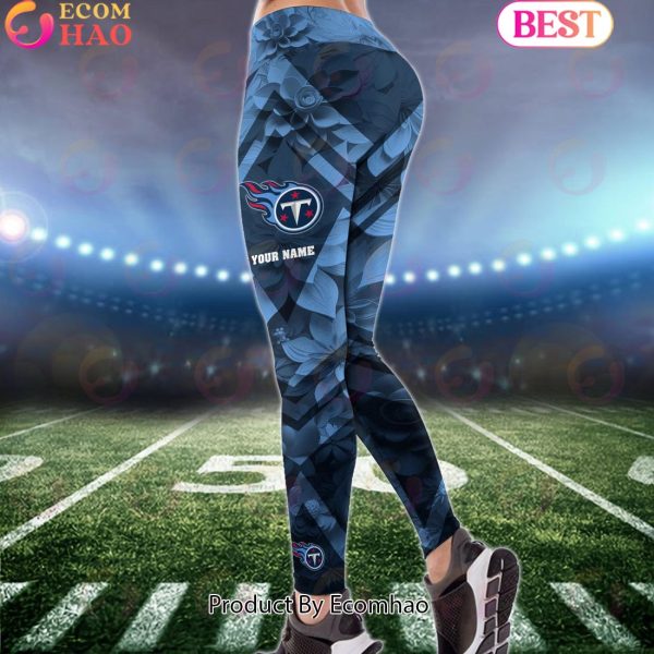 NFL Tennessee Titans Special Flowers Design Hoodie And Leggings