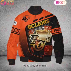 CFL BC Lions Glitter Bomber Jacket