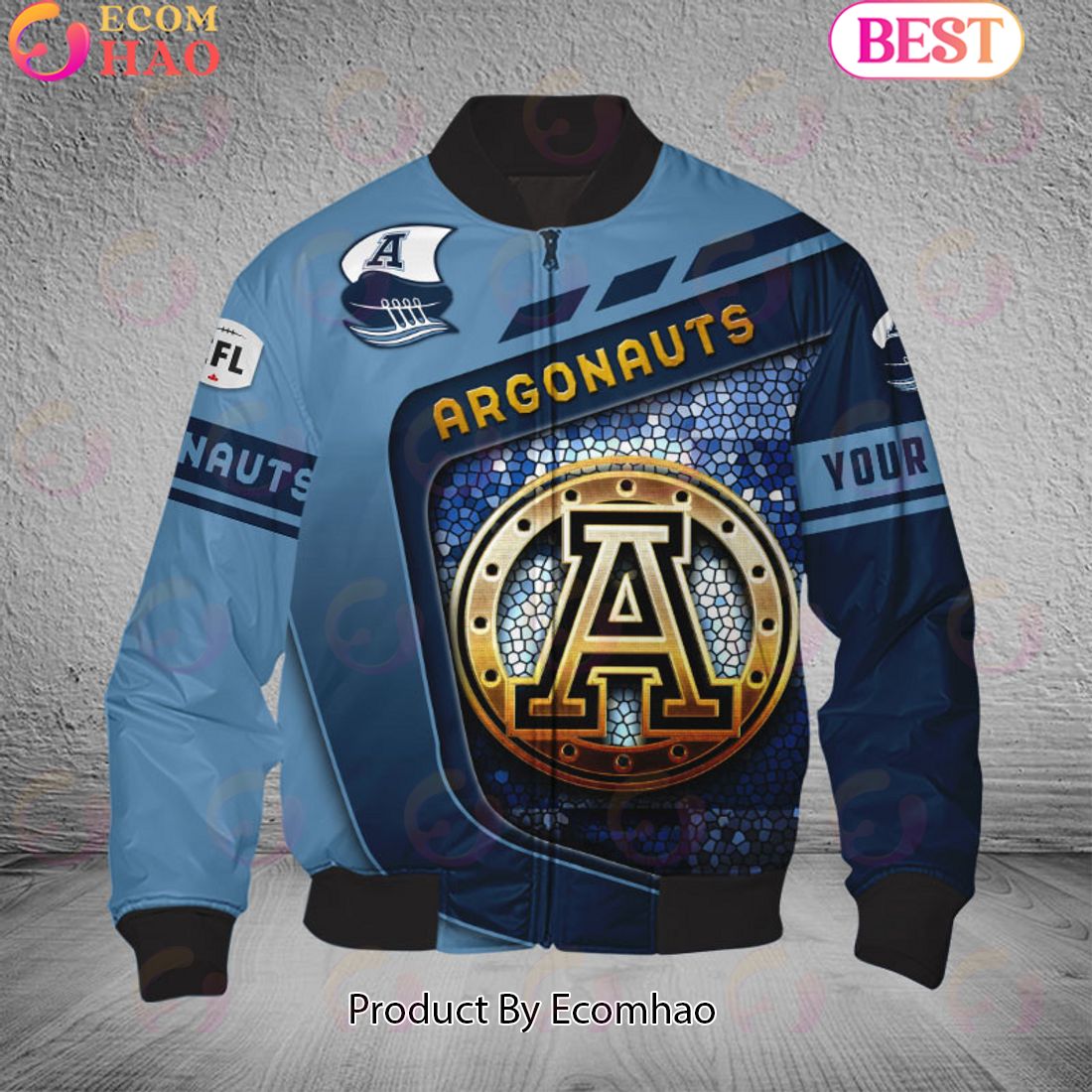 CFL Toronto Argonauts Glitter Bomber Jacket