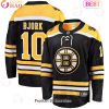 NHL Boston Bruins Black 100th Anniversary Primegreen Authentic Custom Hockey Jersey