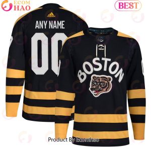 NHL Boston Bruins Black 2023 Nhl Winter Classic Authentic Custom Hockey Jersey