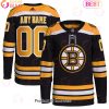 NHL Boston Bruins Black Alternate Primegreen Authentic Pro Custom Hockey Jersey