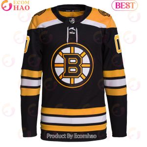 NHL Boston Bruins Black Home Primegreen Authentic Pro Custom Hockey Jersey