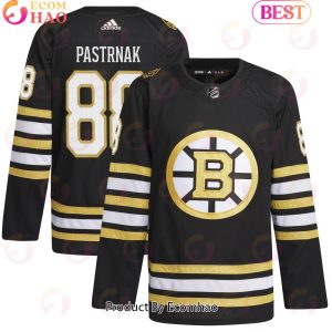 NHL Boston Bruins David Pastrnak Black Primegreen Authentic Pro Player Hockey Jersey