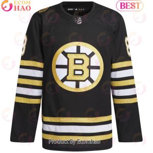NHL Boston Bruins David Pastrnak Black Primegreen Authentic Pro Player Hockey Jersey