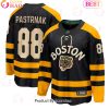 NHL Boston Bruins David Pastrnak Fanatics Branded Black 100th Anniversary Premier Breakaway Player Hockey Jersey