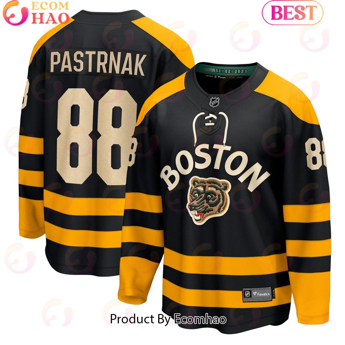 NHL Boston Bruins Fanatics Branded Cream 100th Anniversary Premier Breakaway Hockey Jersey