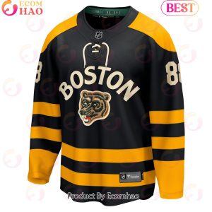 NHL Boston Bruins David Pastrnak Fanatics Branded Black 2023 Winter Classic Player Hockey Jersey
